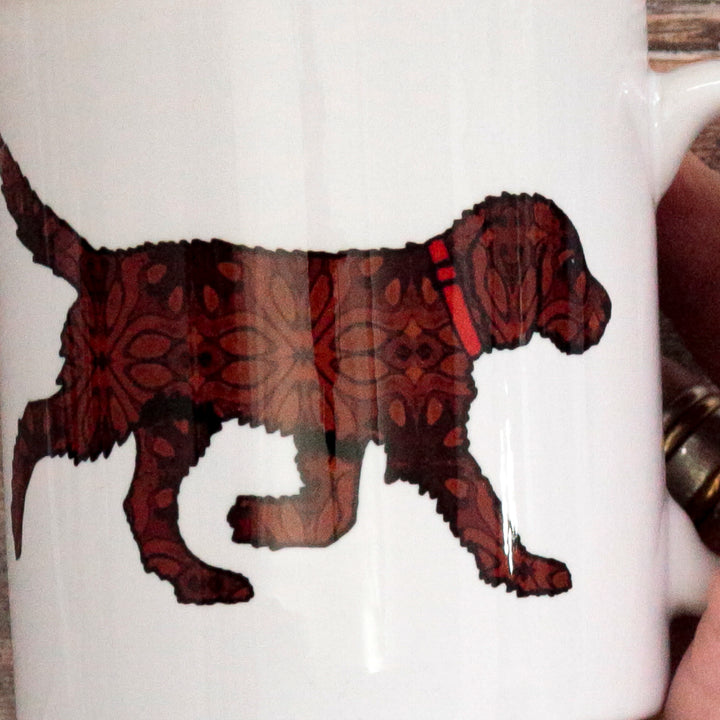 SALE Mug - Dark Brown Labradoodle