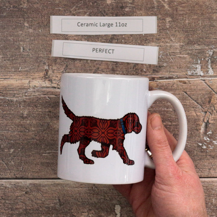 SALE Mug - Dark Brown Labradoodle