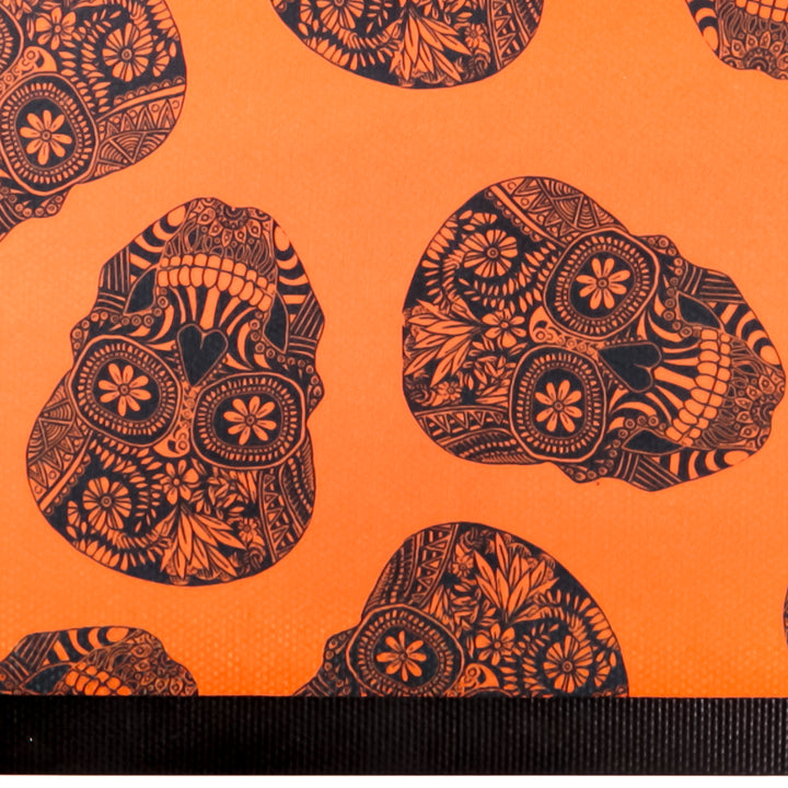 SALE Orange Skull Pet Food Placemat
