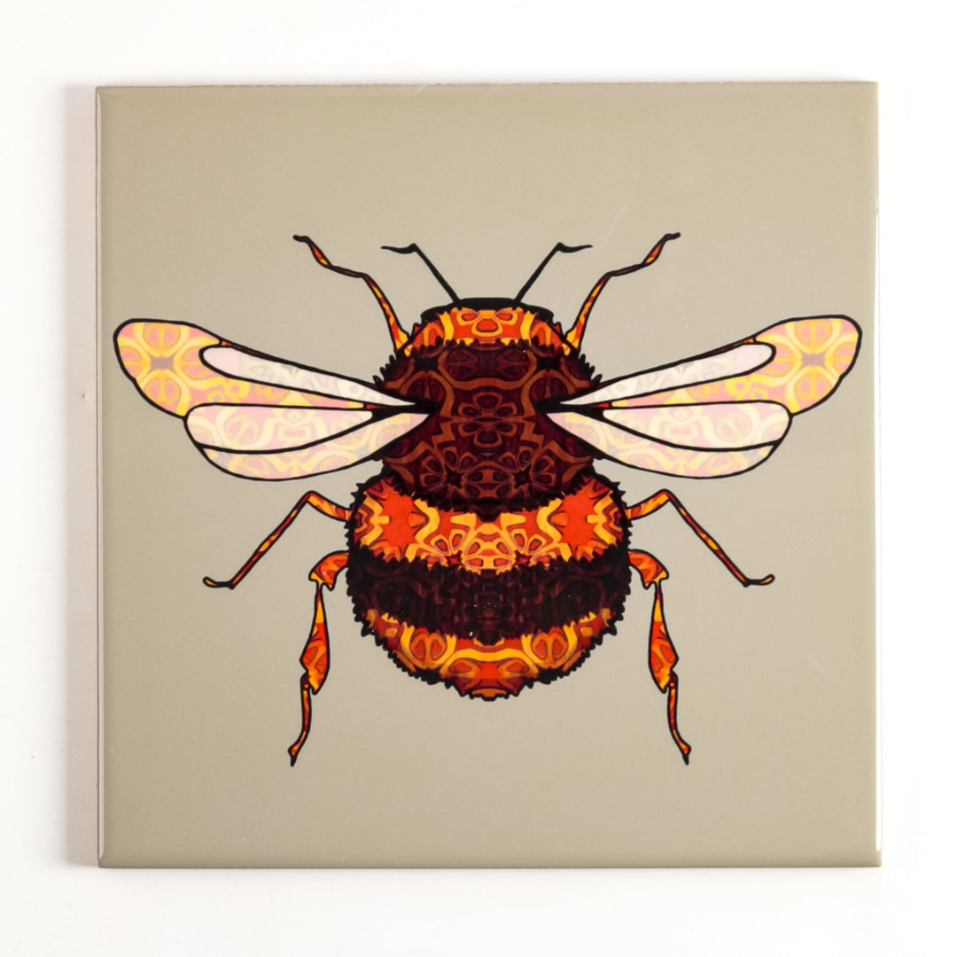 Bumble Bee tiles - honey beige