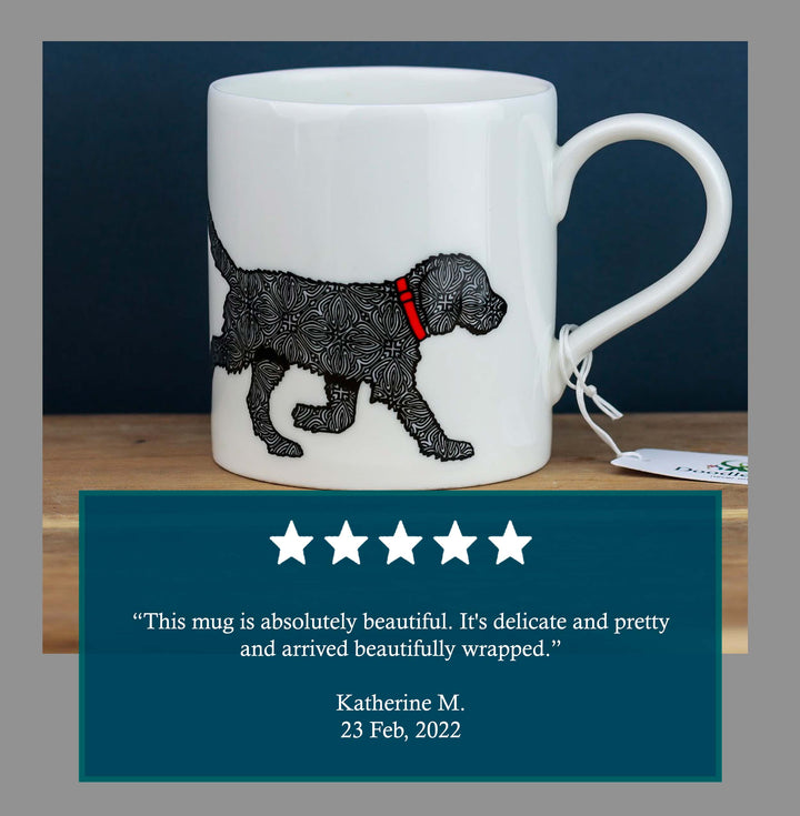Black Labradoodle / Labrador mug