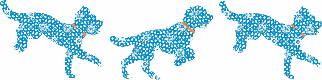 Cockapoo mug - blue /orange