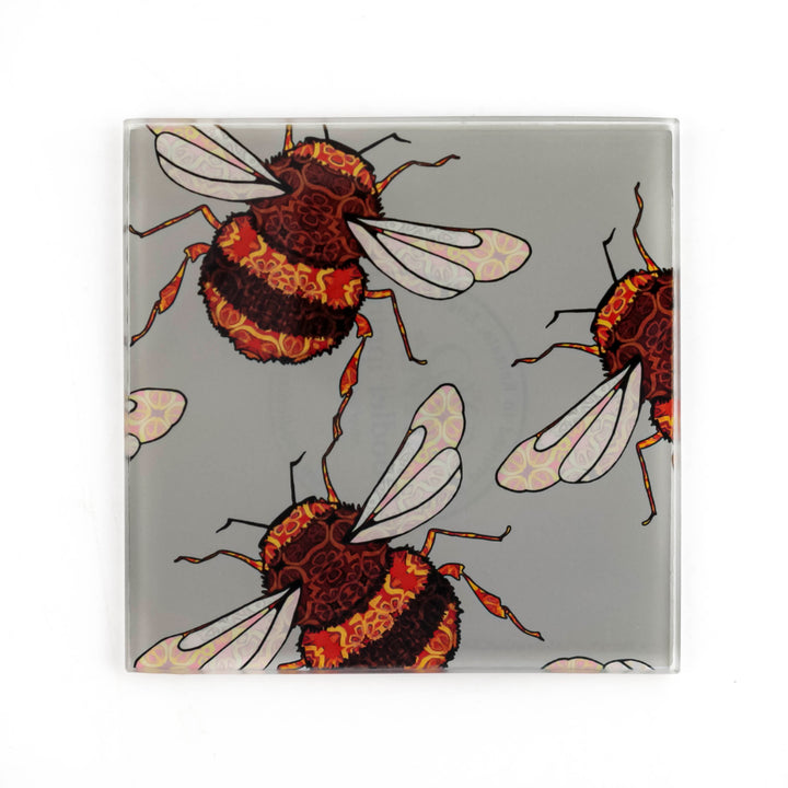Wandering Bumble Bee Coaster Set