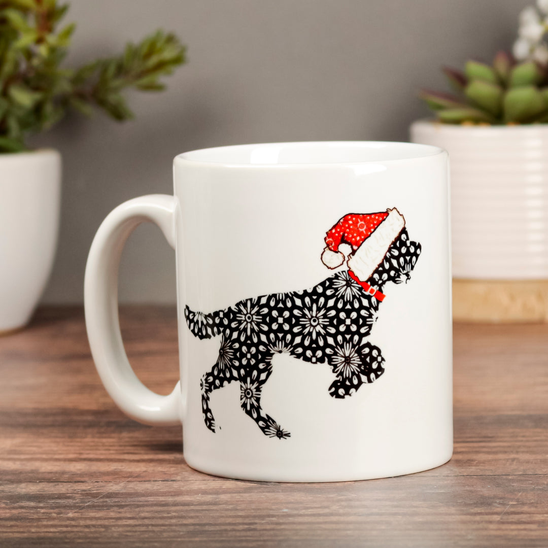Christmas Cockapoo mug - Black