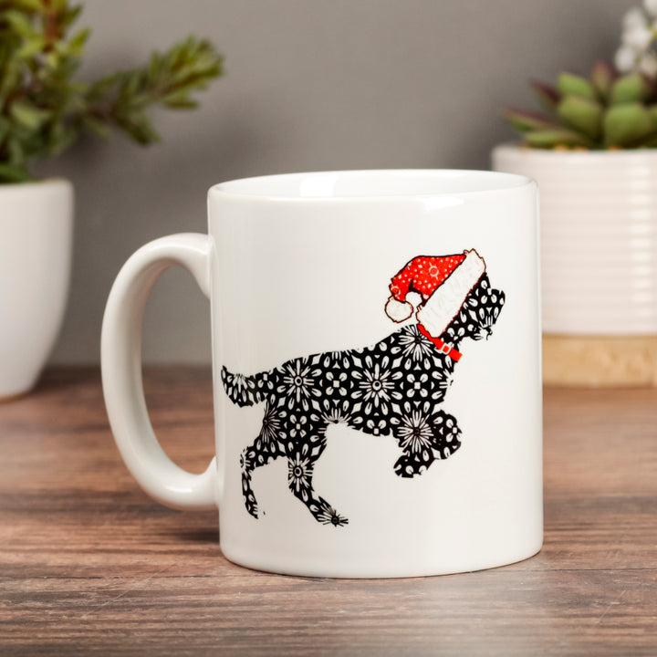 Christmas Cockapoo mug - Black