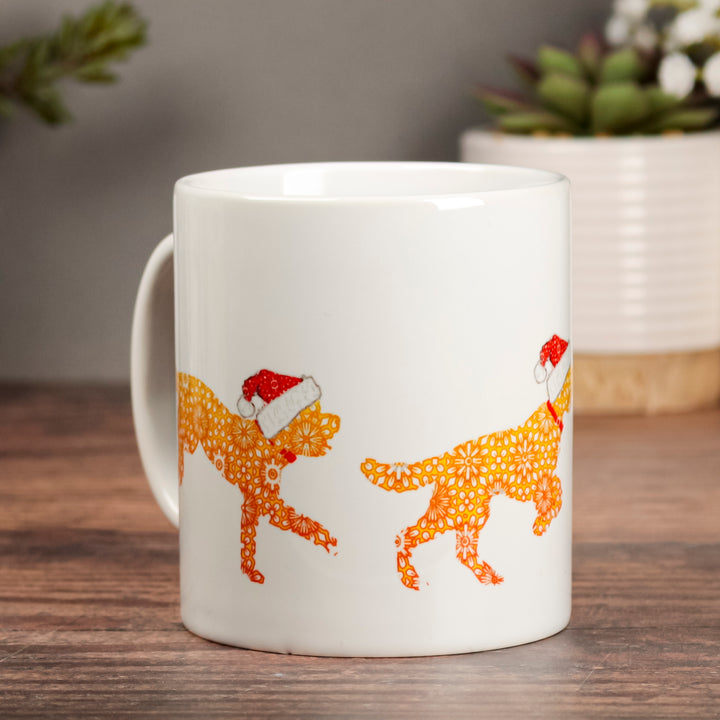 Christmas Cockapoo mug - Golden