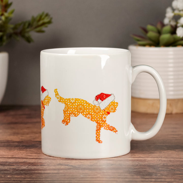 Christmas Cockapoo mug - Golden