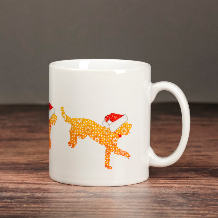 Christmas Cockapoo mug - Golden