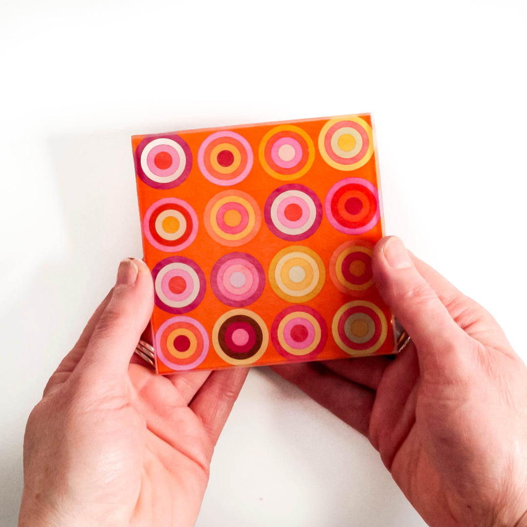 Hot Circles Coaster Set