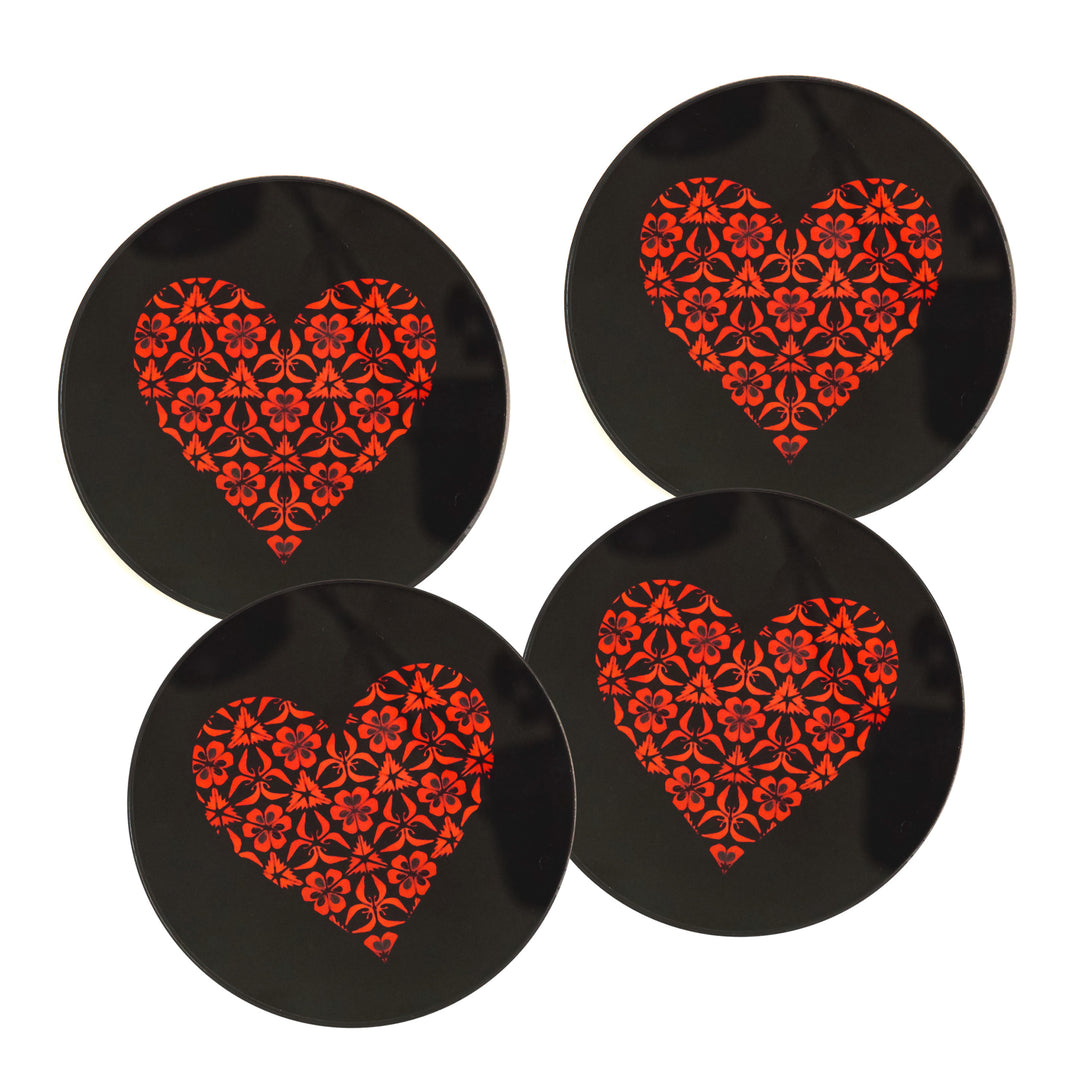 Red Heart Chopping Board