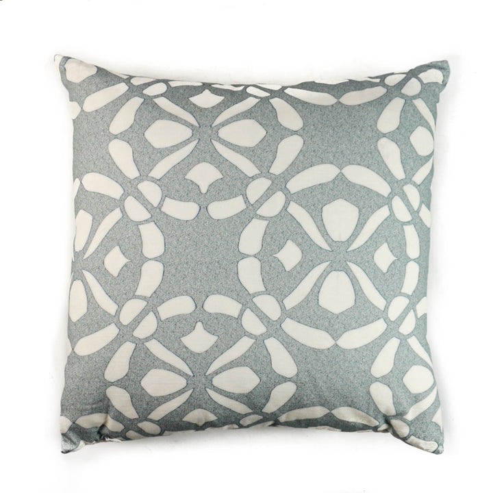 Stone-Grey Linen Blend Cushion including pad