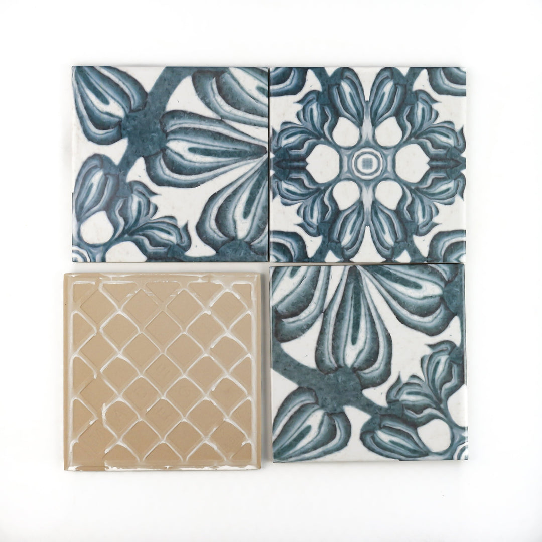 Hedera Tiles -  FIRED INK Version