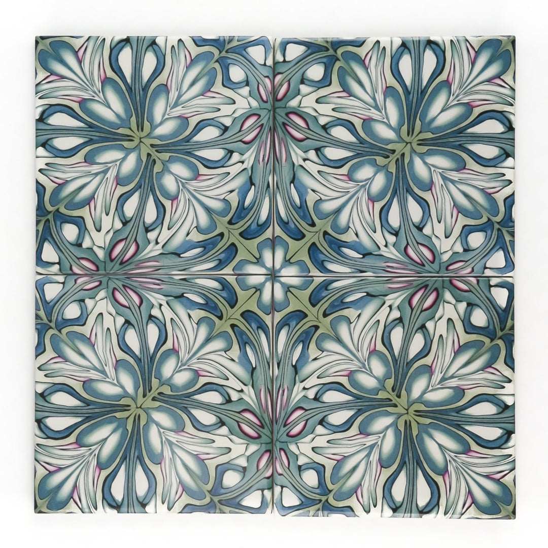 Flourishing Garden - large scale -  FIRED INK Version