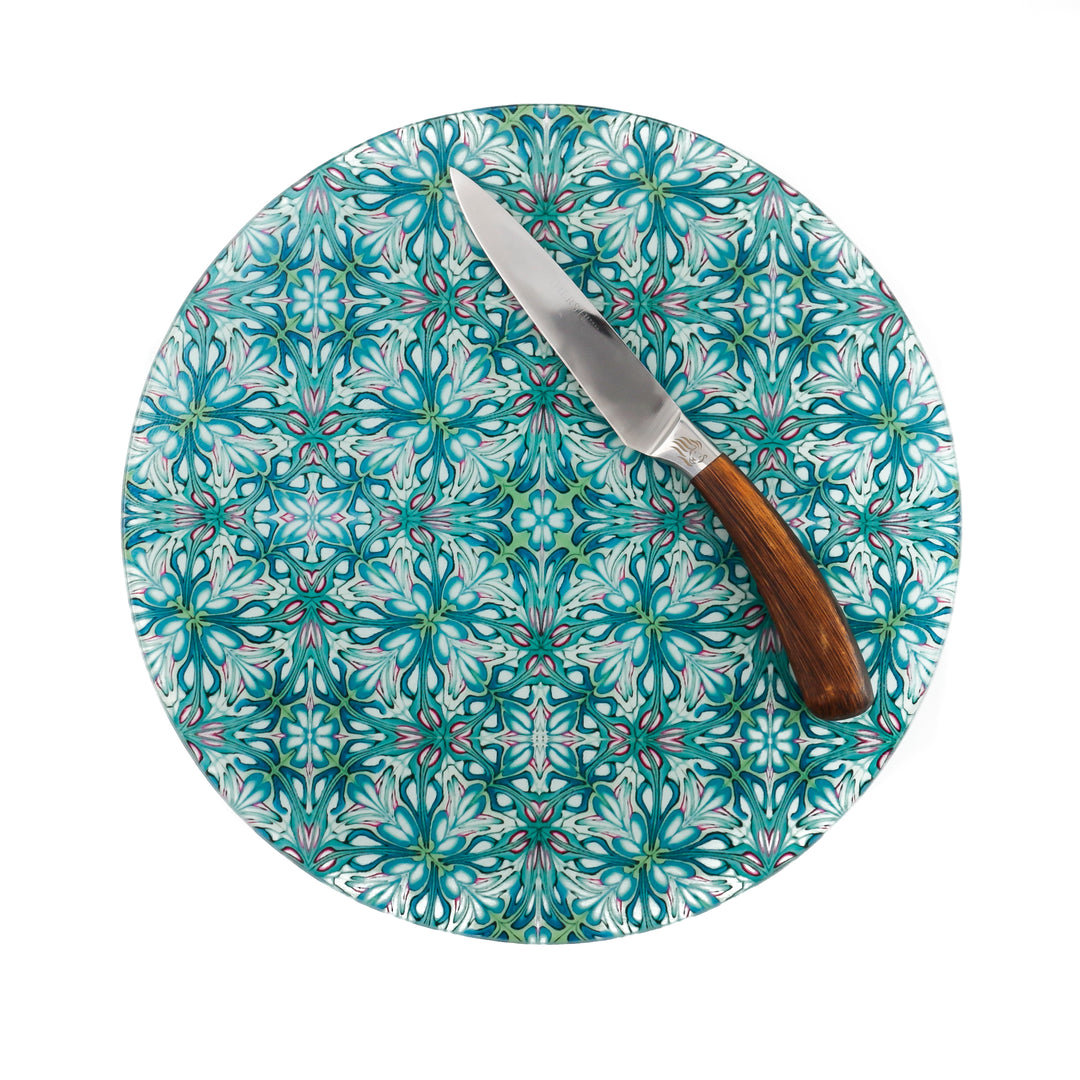 "Flourishing Garden" Chopping Board (circular)