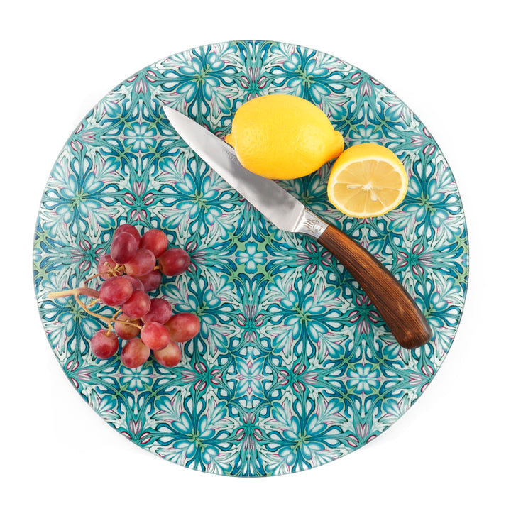"Flourishing Garden" Chopping Board (circular)