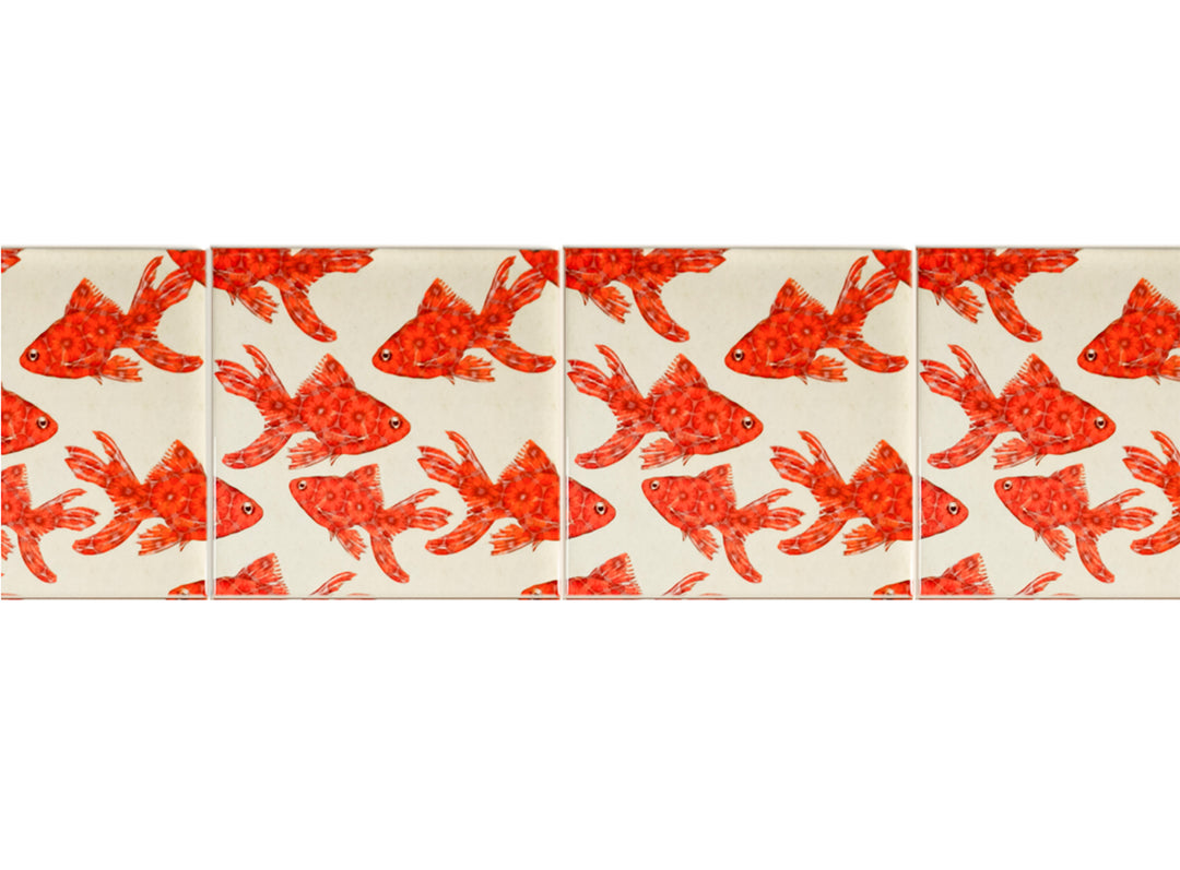 Goldfish Tile - stone
