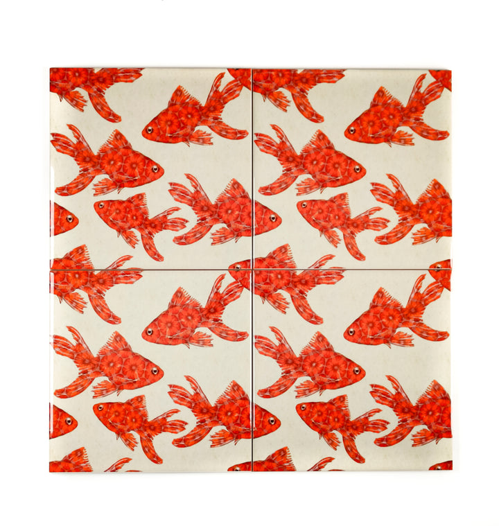 Goldfish Tile - stone