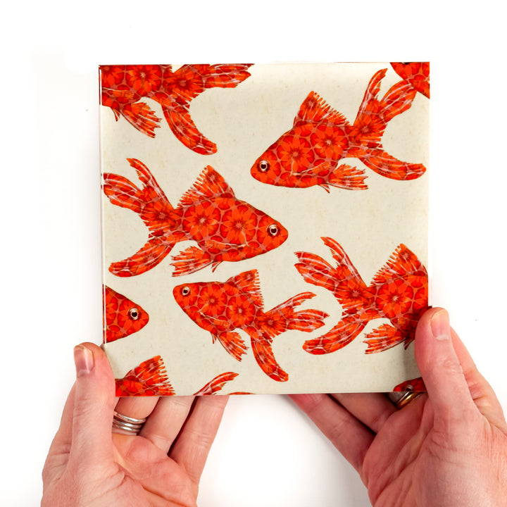 Goldfish Tile - stone