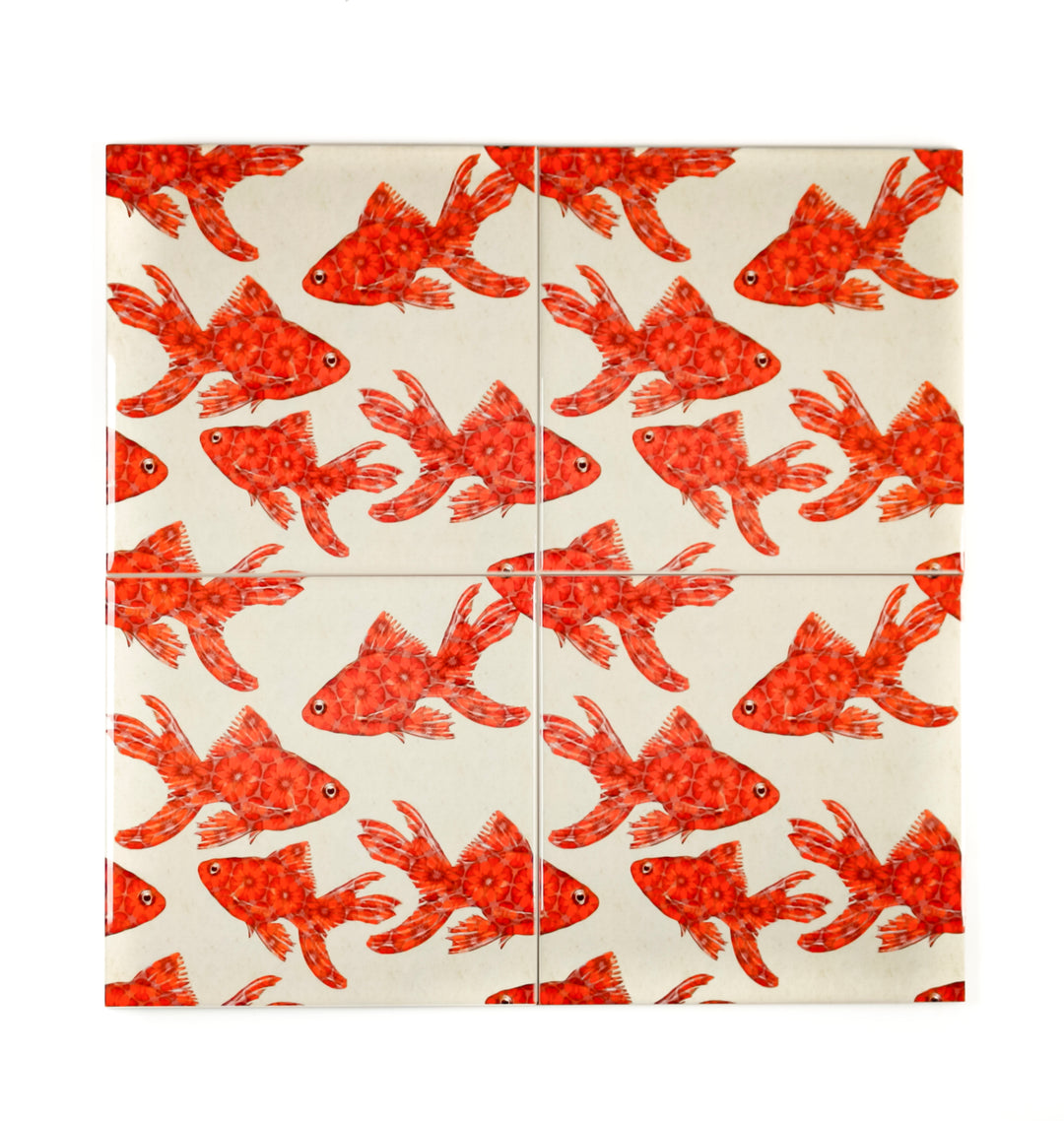 Goldfish Tile - stone