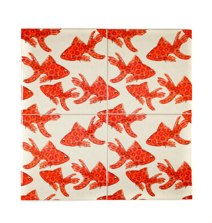 Goldfish Tile - stone