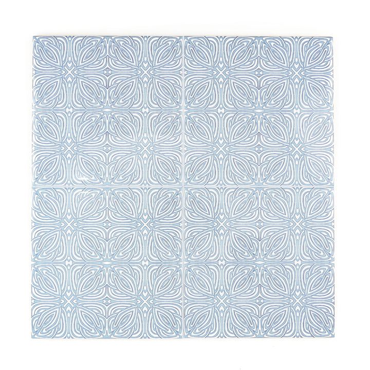Slate Grey "Celtic Knot" design tile