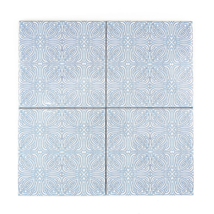 Slate Grey "Celtic Knot" design tile