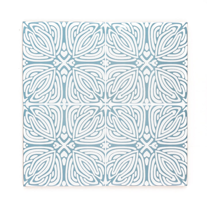 Slate Grey "Celtic Knot" design tile
