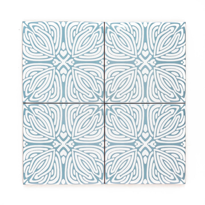 Slate Grey "Celtic Knot" design tile