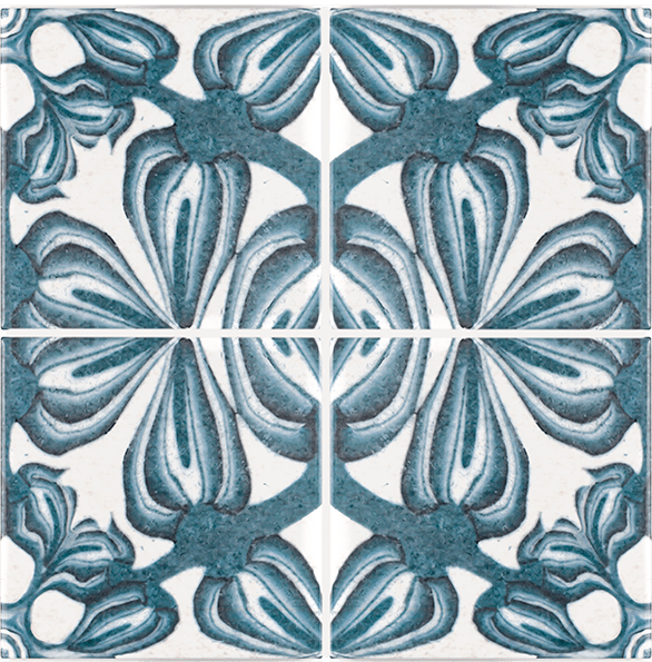 Hedera Tiles -  FIRED INK Version
