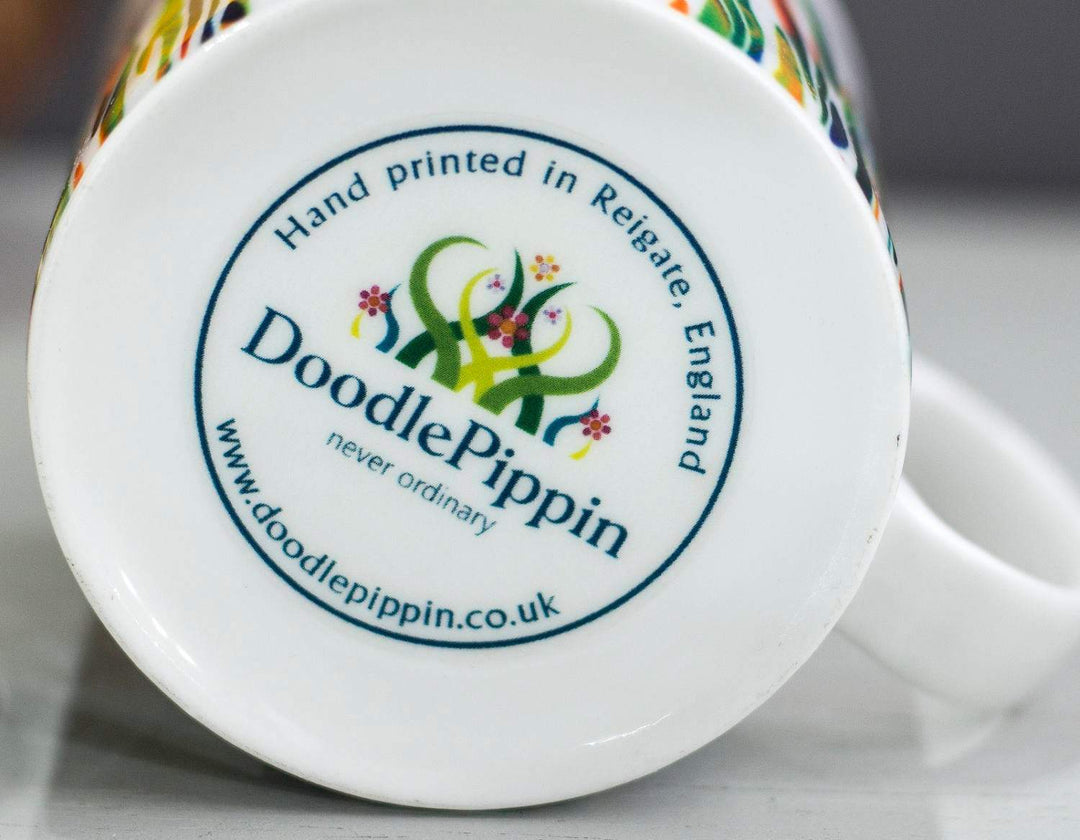 Large Bone China Gardener Mug - DoodlePippin