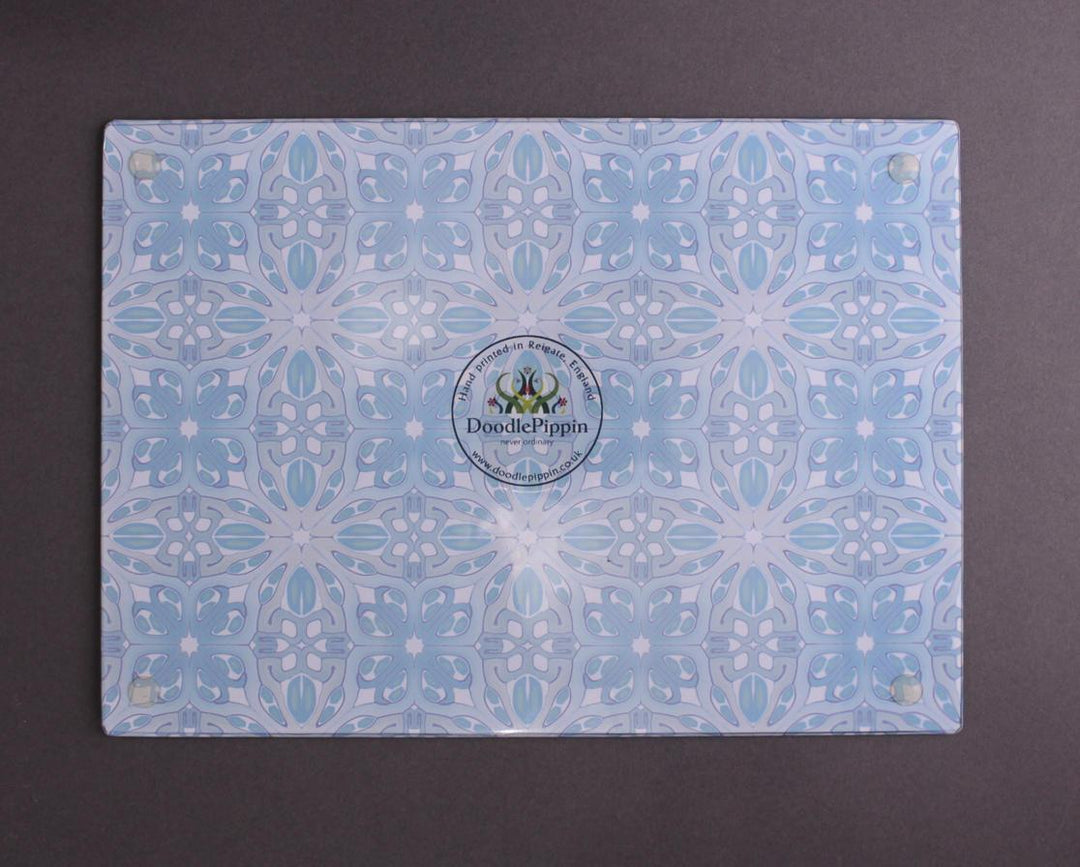 William Morris Design Cutting Board in Turquoise