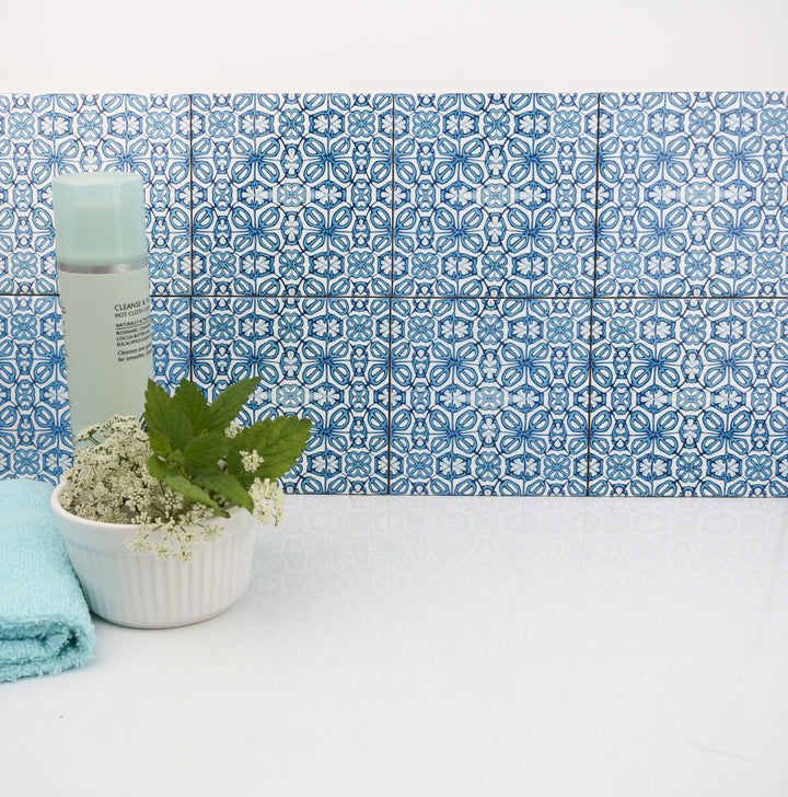 Blue Turkish Flower tiles