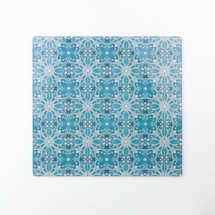 Turquoise Art Deco worktop protector