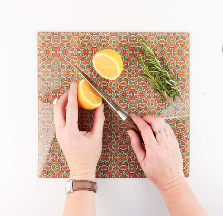 Tudor Rose chopping board - DoodlePippin