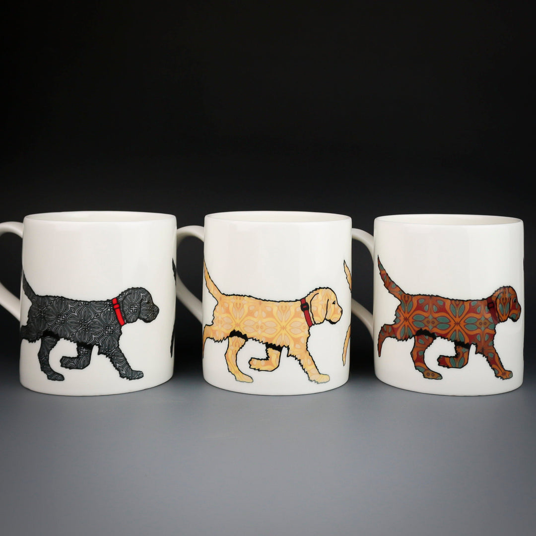 Black Labradoodle / Labrador mug - DoodlePippin