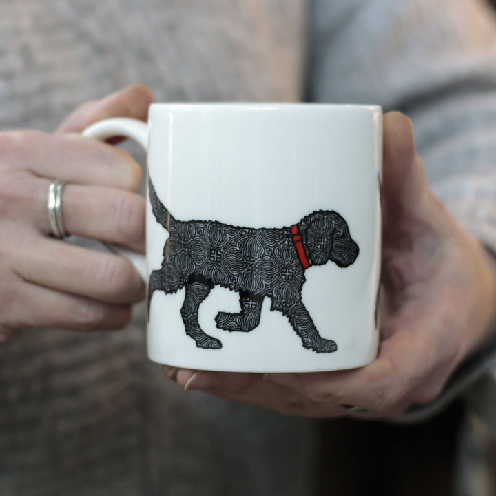 Black Labradoodle / Labrador mug - DoodlePippin