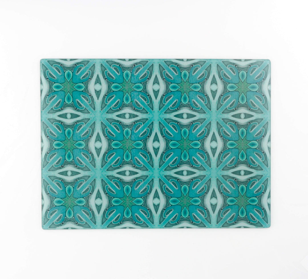 Large Malachite Green worktop protector