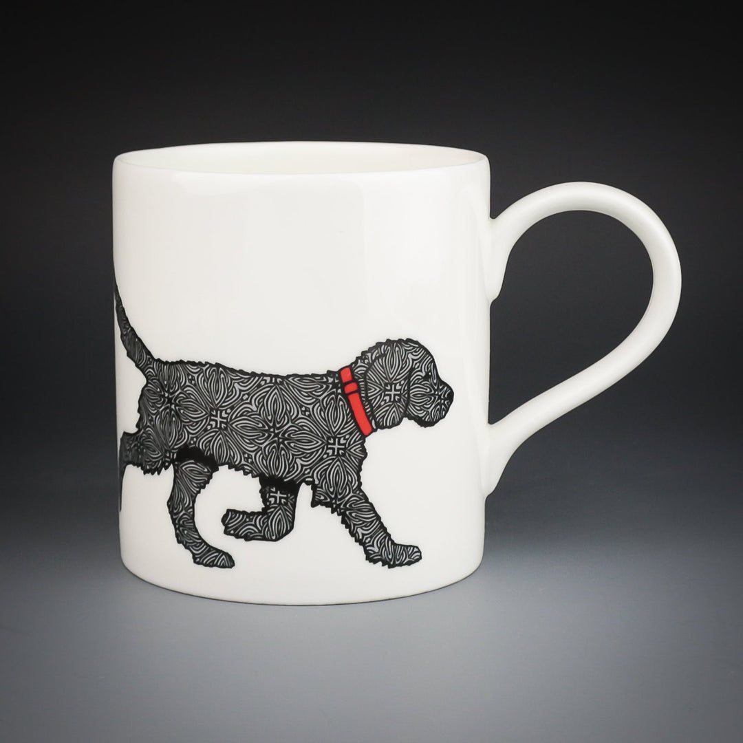 Black Labradoodle / Labrador mug - DoodlePippin