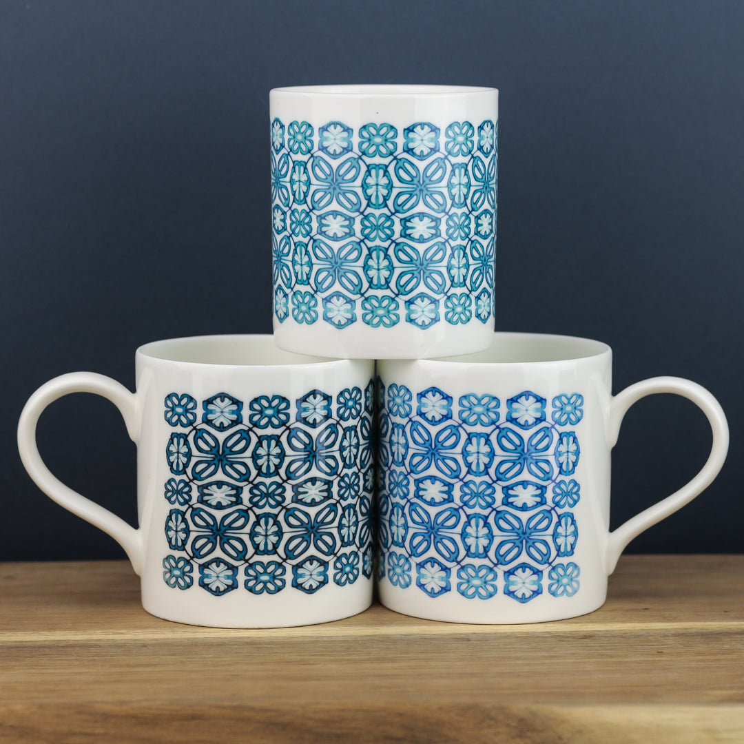 Moorish Moroccan Tile Latte Mug - DoodlePippin
