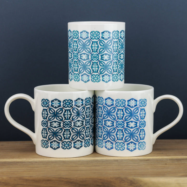 Moorish Moroccan Tile Latte Mug - DoodlePippin