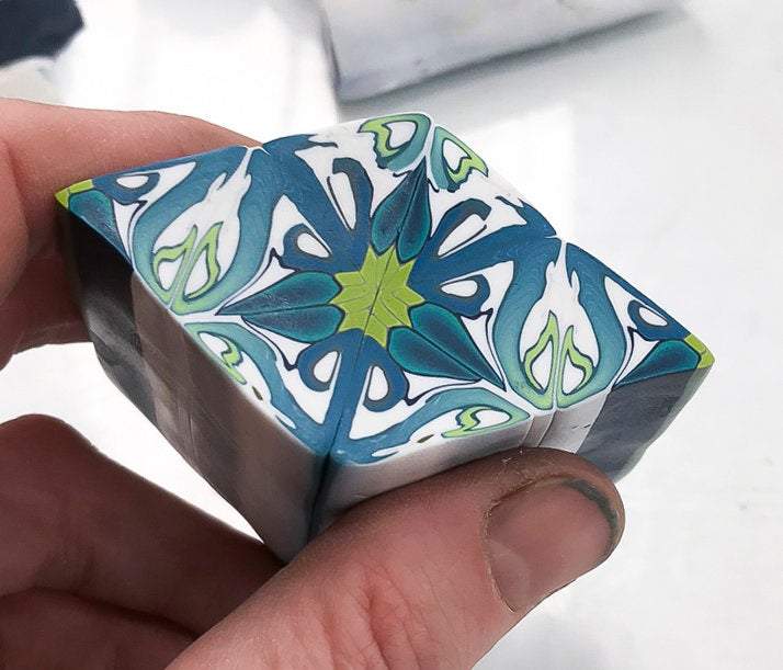 Polymer millefiori cane tutorial - DoodlePippin