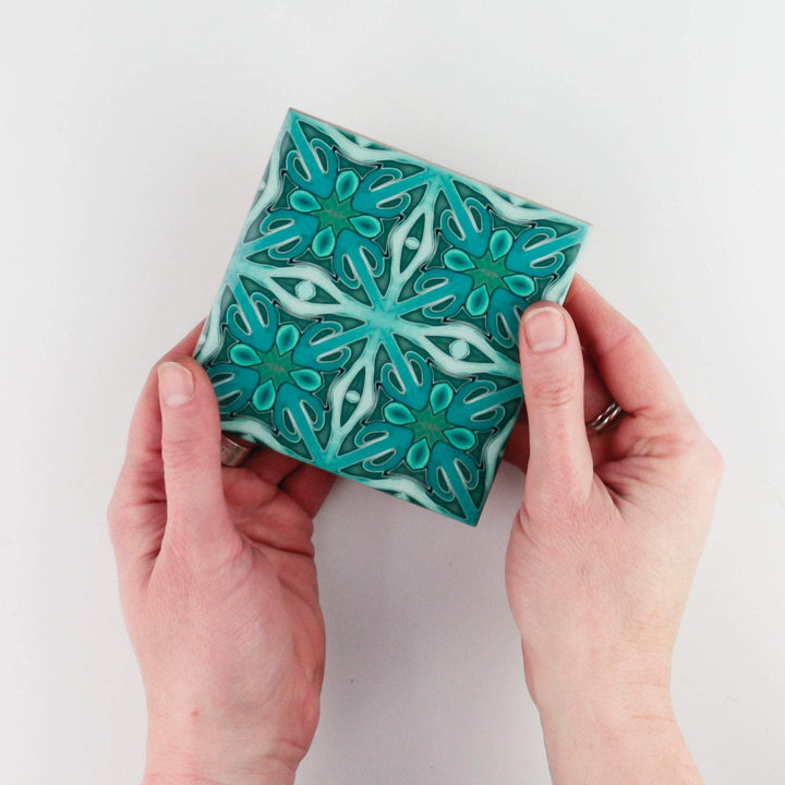 Malachite Green Twining Tiles