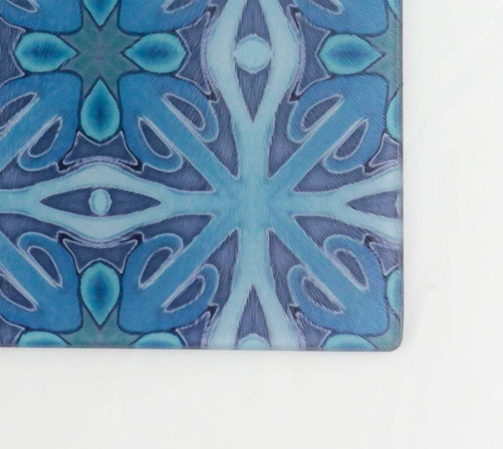 Rich denim blue worktop protector