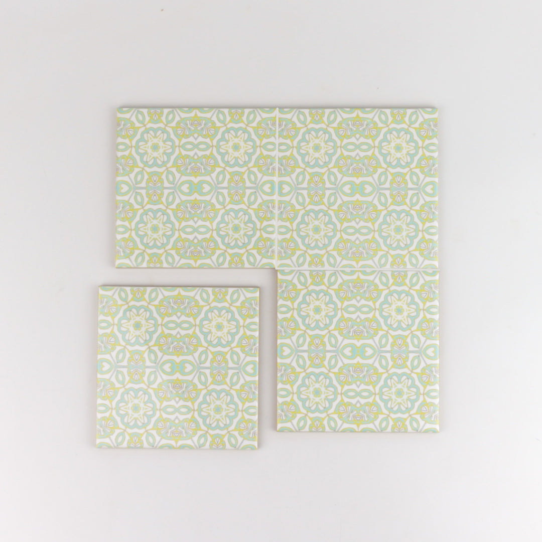 Edwardian cream tiles