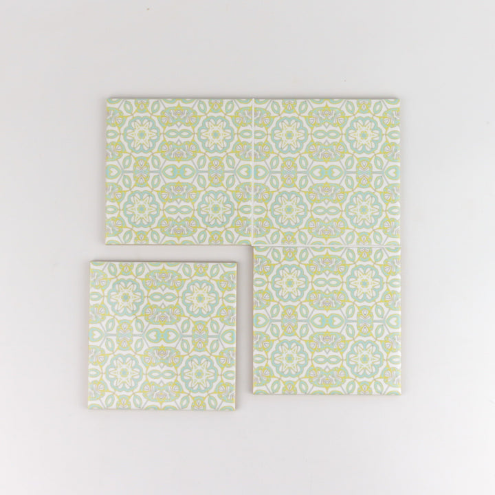 Edwardian cream tiles