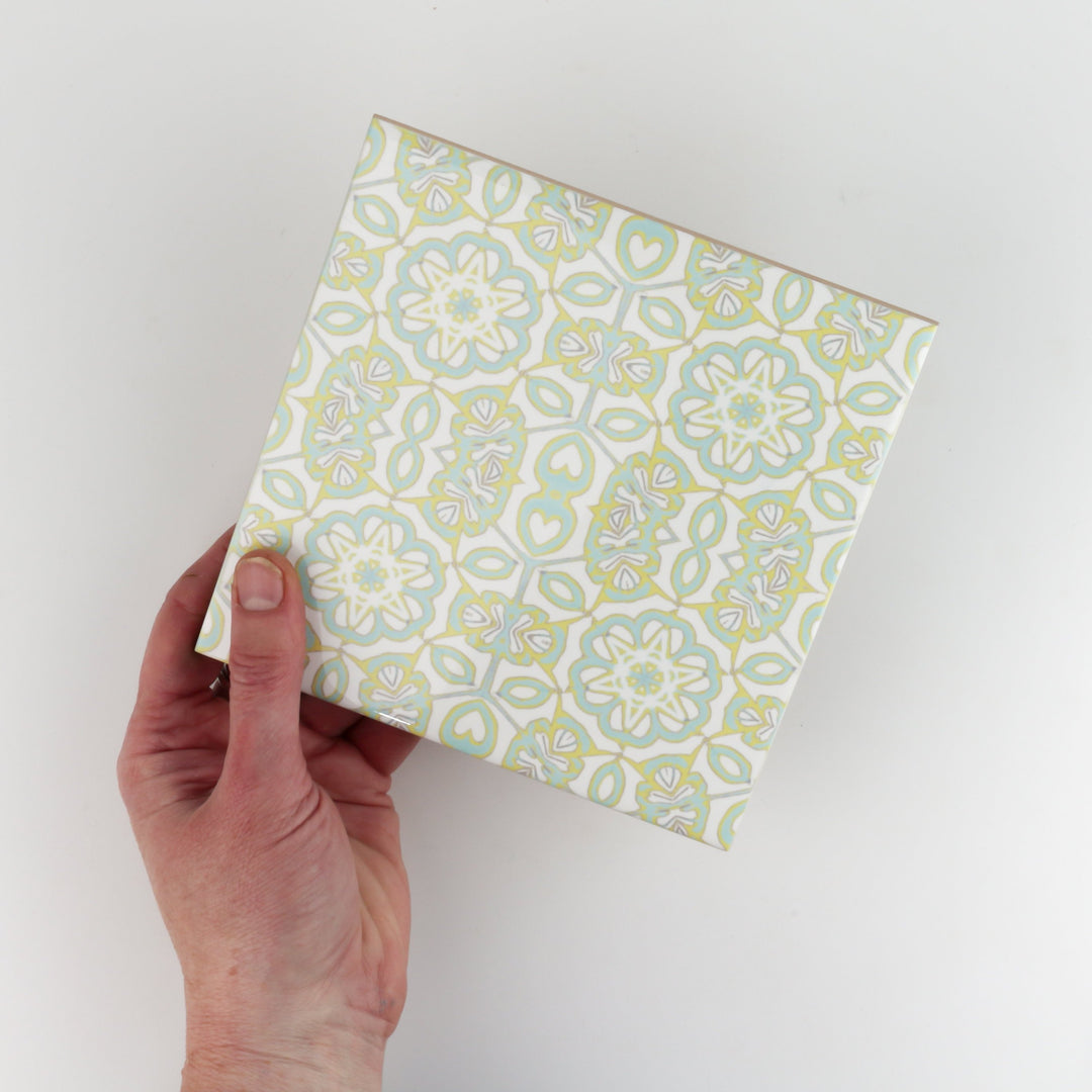 Edwardian cream tiles
