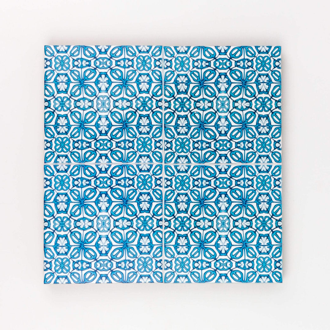 Blue Turkish Flower tiles