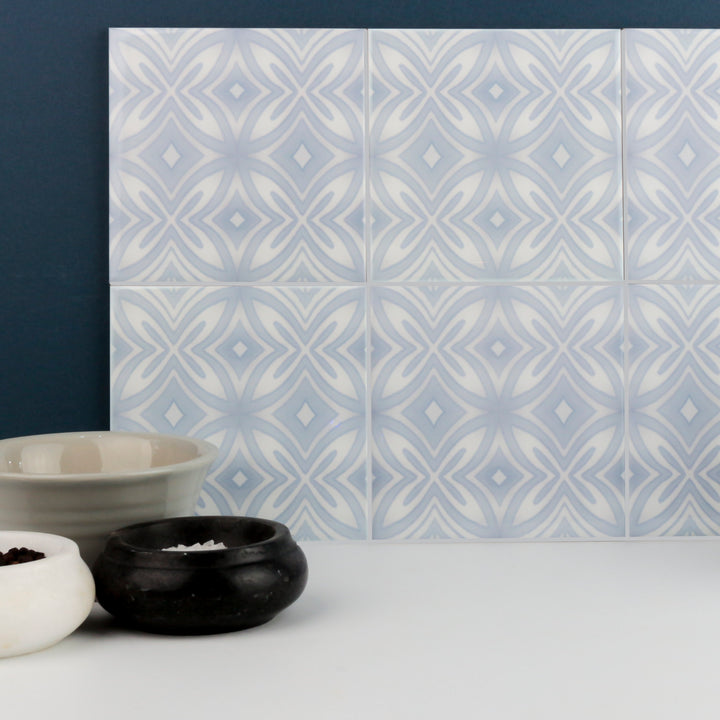 Grey Stars Tile