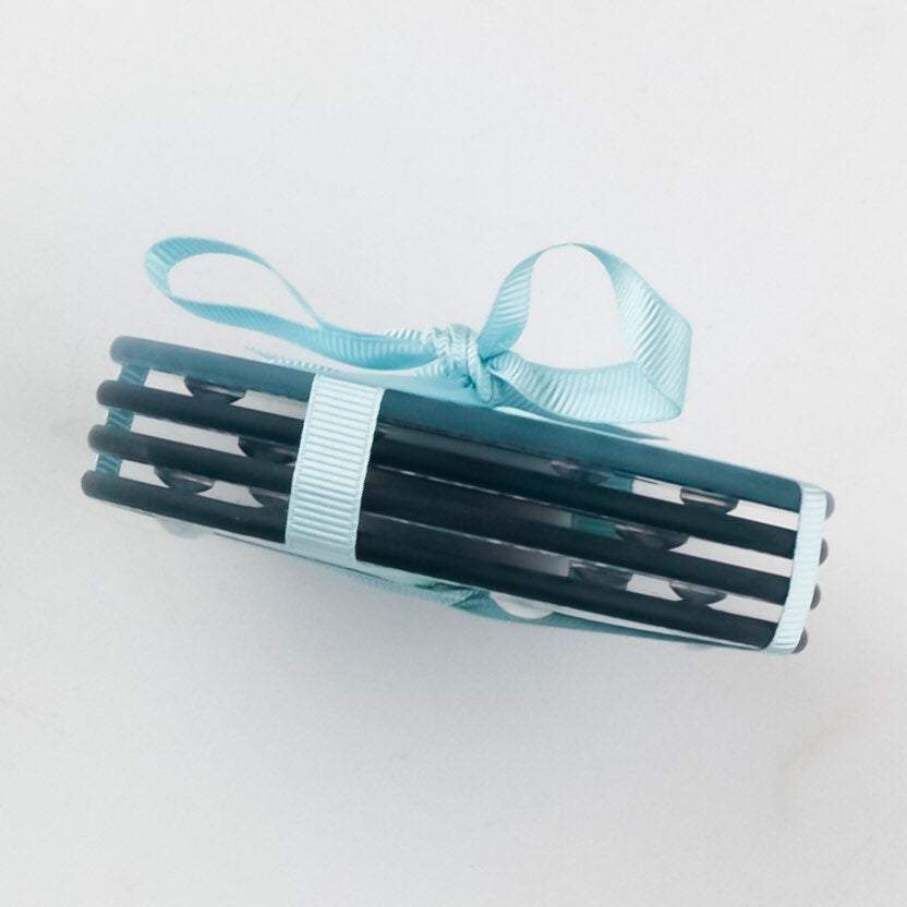 Grey Blue Coaster Gift Set