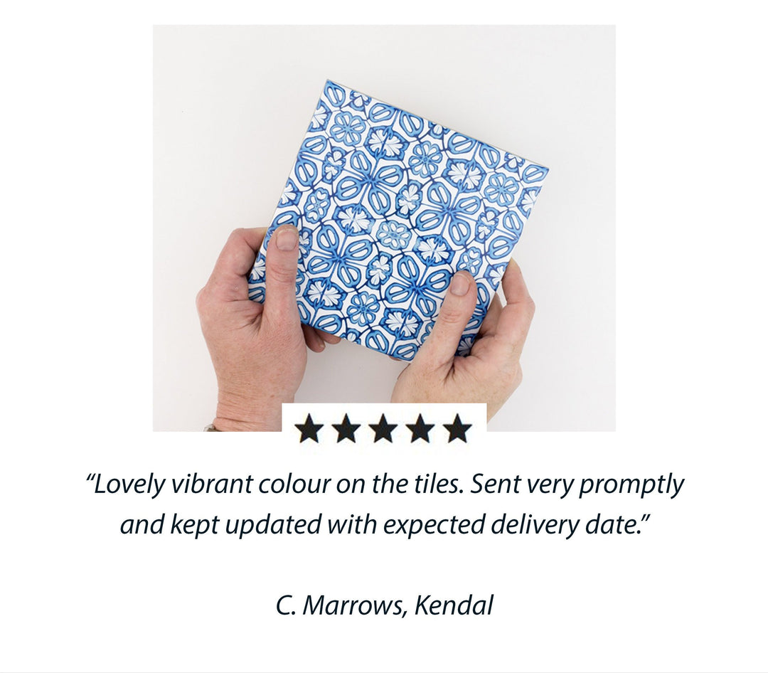 Blue Turkish Flower tiles